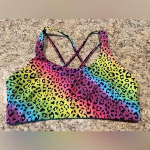 Rainbow Cheetah Zyia Bra